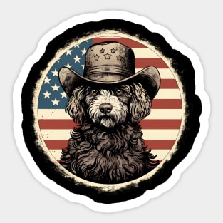 Puli 4th of July Sticker